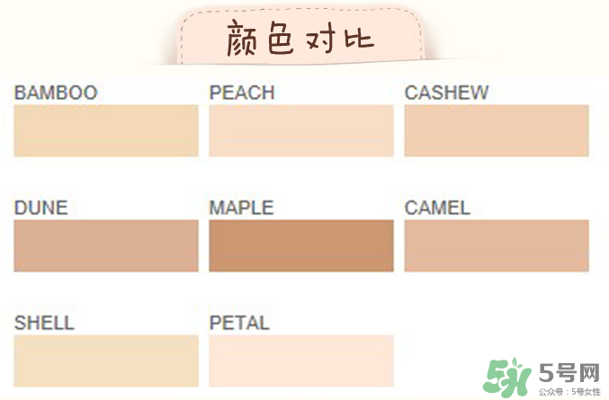 香緹卡粉餅色號(hào)選擇 香緹卡粉餅試色