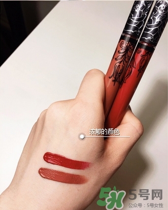 kat von d lolita2唇釉試色