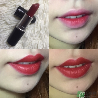 mac russian red色號 mac russian red試色圖