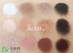 tarte眼影色號試色 tarte眼影盤試色圖