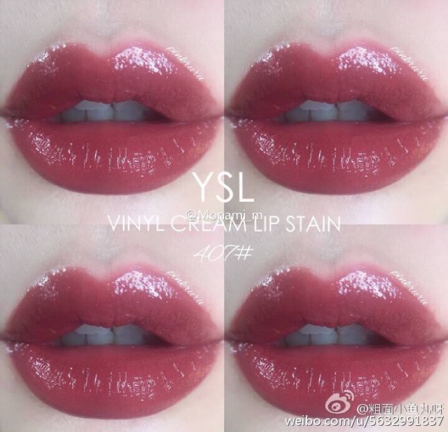 YSL407試色圖片 YSL407為什么這么火