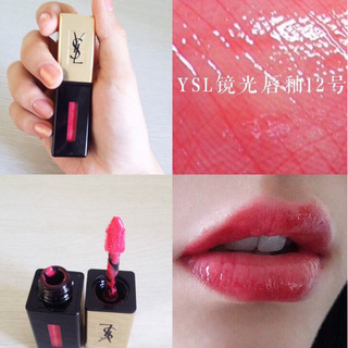 YSL12號唇釉試色圖片 YSL12號唇釉顏色