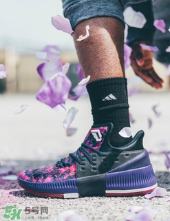 adidas dame3新配色多少錢？阿迪達(dá)斯利拉德三代花城玫瑰專柜價(jià)格