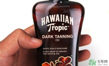 hawaiian tropic夏威夷美黑油黑鬼油怎么用？