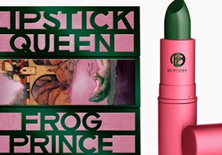 lipstick queen青蛙王子口紅試色 lipstick queen綠色口紅試色圖