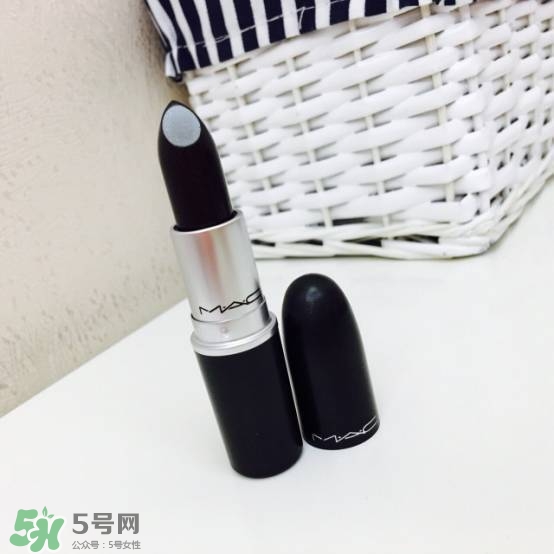 mac black night價(jià)格 mac黑色唇膏black night試色