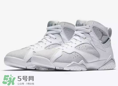 air jordan 7 pure platinum多少錢？AJ7白銀配色專柜價格