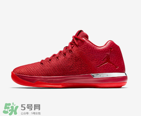 air jordan 31 low大紅配色多少錢？aj31 low紅色專柜價(jià)格