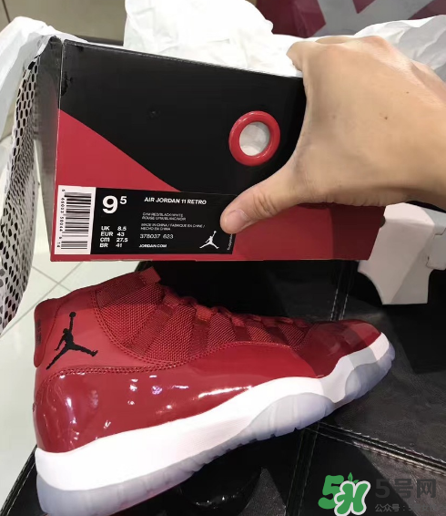 air jordan 11 gym red安東尼全紅配色實(shí)物怎么樣？