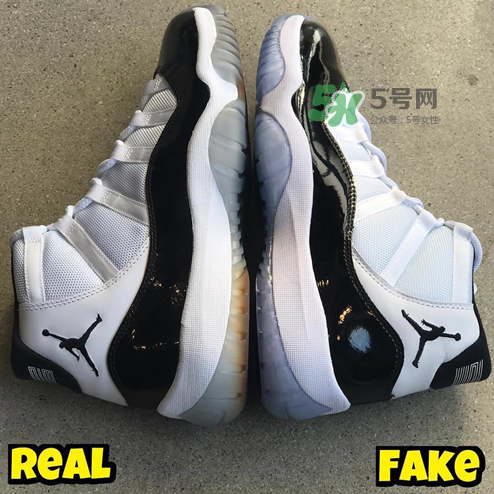 air jordan 11 concord真假怎么看？aj 11 concord真假鑒定