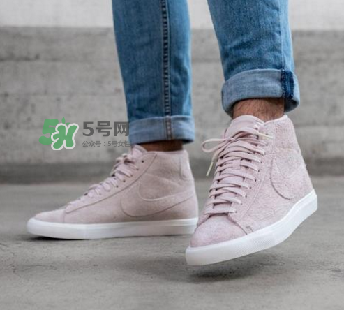 nike blazer mid粉色麂皮多少錢_在哪買？