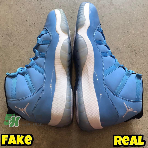 air jordan 11北卡藍(lán)真假怎么分辨？aj11北卡藍(lán)真假鑒定