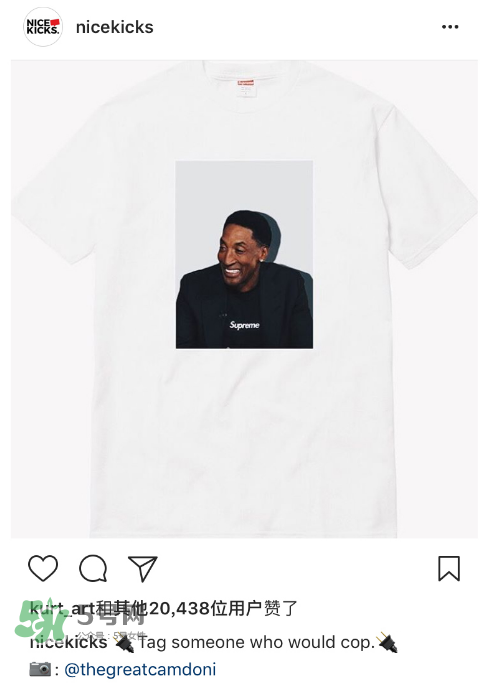 supreme皮蓬photo tee會發(fā)售嗎？supreme將推出皮蓬photo tee？