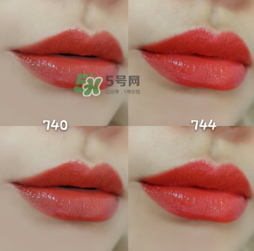 dior740和744哪個(gè)好看？迪奧740和744試色對(duì)比