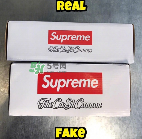 supreme cashcannon真假怎么看？supreme噴錢槍真假對比