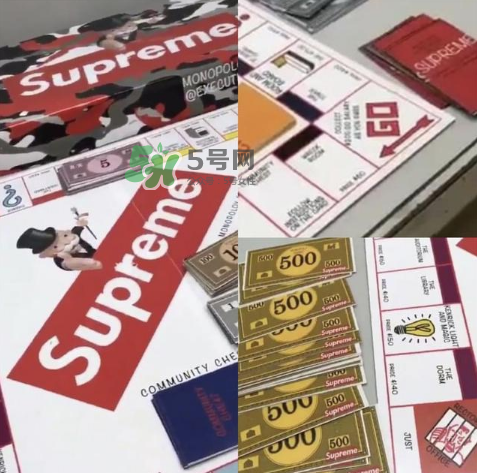 supreme版大富翁是什么樣的？大富翁和supreme聯(lián)名是真的嗎？