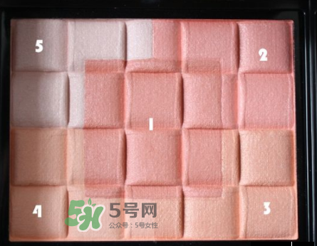 MAQuillAGE心機(jī)五色腮紅怎么樣？MAQuillAGE心機(jī)五色腮紅試色