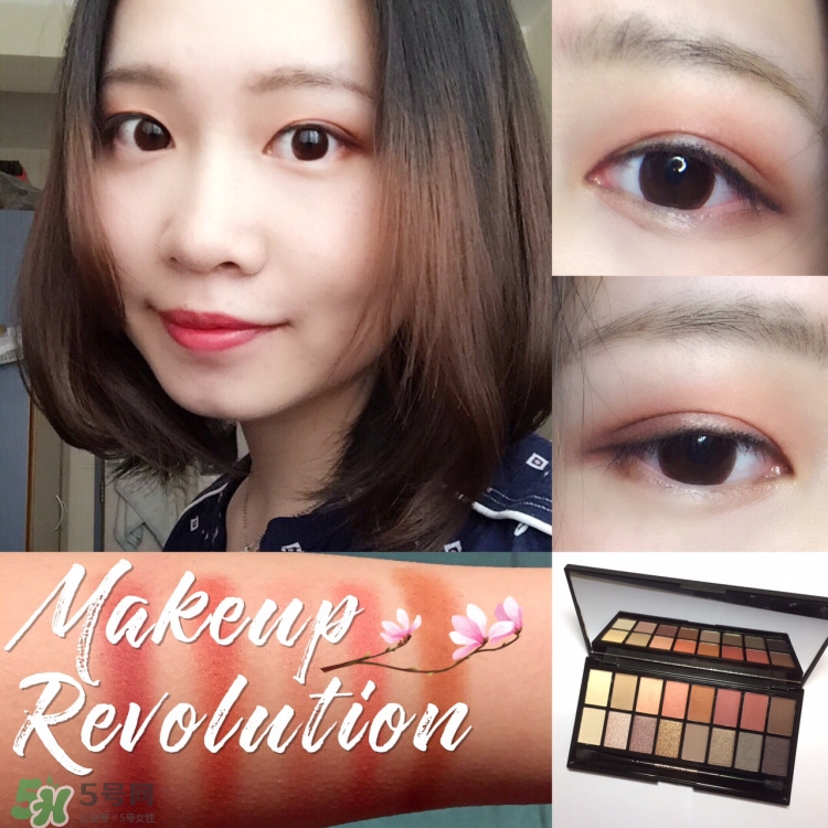 makeup revolution桃花盤怎么樣_mur桃花眼影盤好用嗎