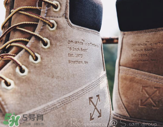 off white與timberland聯(lián)名6英寸大黃靴實(shí)物什么樣？