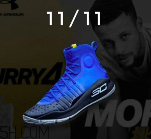 under armour curry 4藍黑配色發(fā)售時間_上腳效果