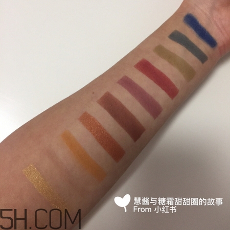 jeffree star androgyny眼影盤色號_試色圖