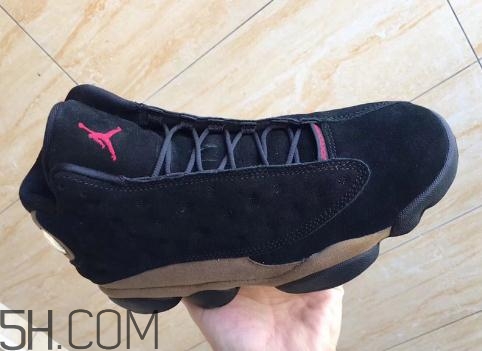 air jordan 13 olive麂皮橄欖配色上腳效果怎么樣？