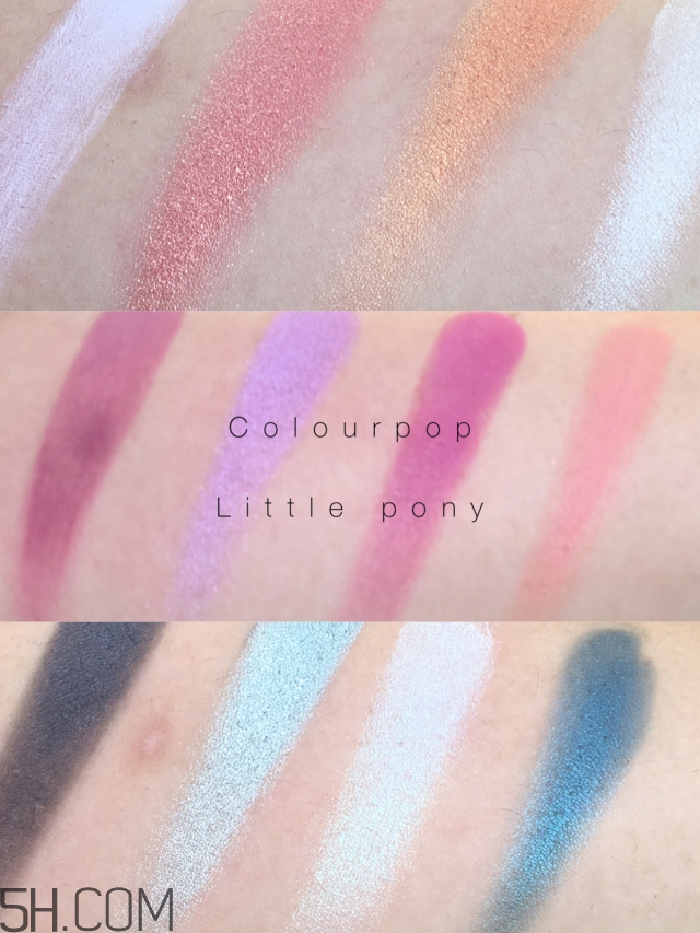 colourpop眼影盤哪款好_colourpop眼影盤試色對比