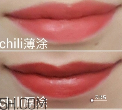 nars mona和mac chili顏色一樣嗎？nars mona和chili試色對比