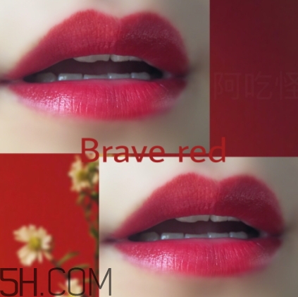 mac brave red是什么紅？mac brave red試色