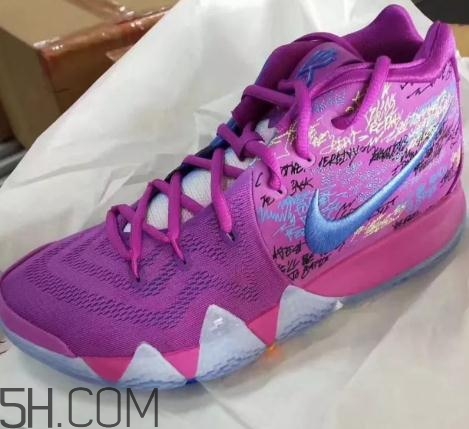 nike kyrie 4 multi color鴛鴦配色實物諜照什么樣？