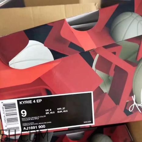 nike kyrie 4 multi color鴛鴦配色實物諜照什么樣？