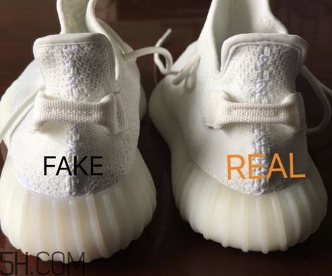 yeezy 350 boost v2全白配色真假對比 純白椰子真假鑒定