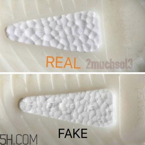 yeezy 350 boost v2全白配色真假對比 純白椰子真假鑒定