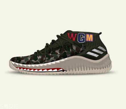 bape與adidas dame 4聯(lián)名有哪幾款_多少錢？