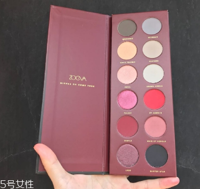 zoeva眼影多少錢？zoeva queens guard眼影盤試色