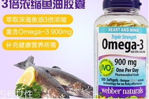 webber naturals魚油怎么吃？3倍濃縮深海魚油