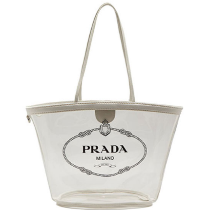 prada pvc塑料透明包多少錢？prada透明塑料包價格