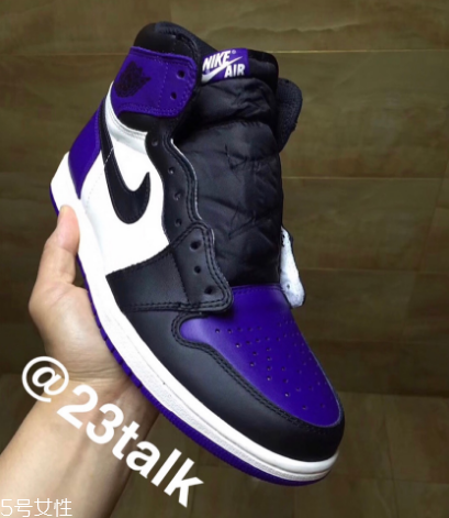 aj1 court purple黑紫腳趾發(fā)售時(shí)間_實(shí)物曝光