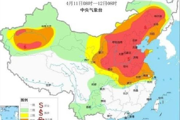 沙塵已跨過長(zhǎng)江江浙滬正在“吸土” 沙塵天氣怎么防護(hù)